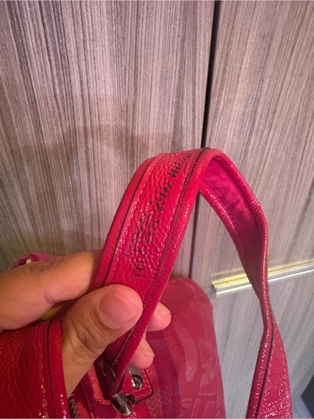 Coach Pink Poppy Signature Tote